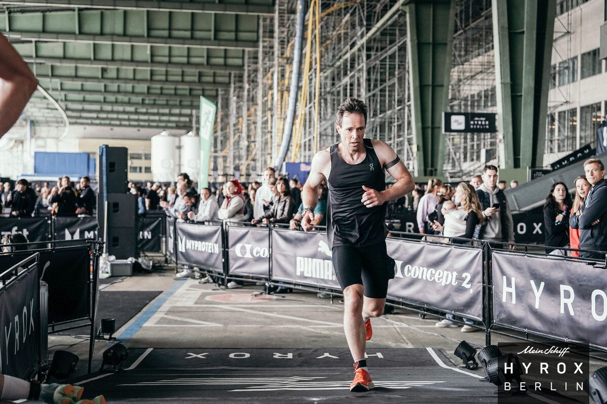 Mark Trewren racing at Hyrox Berlin, 2025