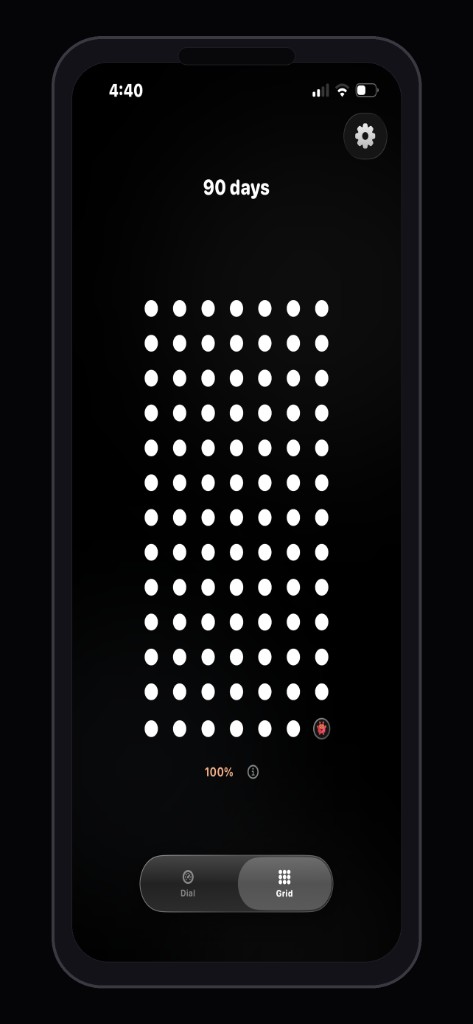 LocknDial running on iPhone